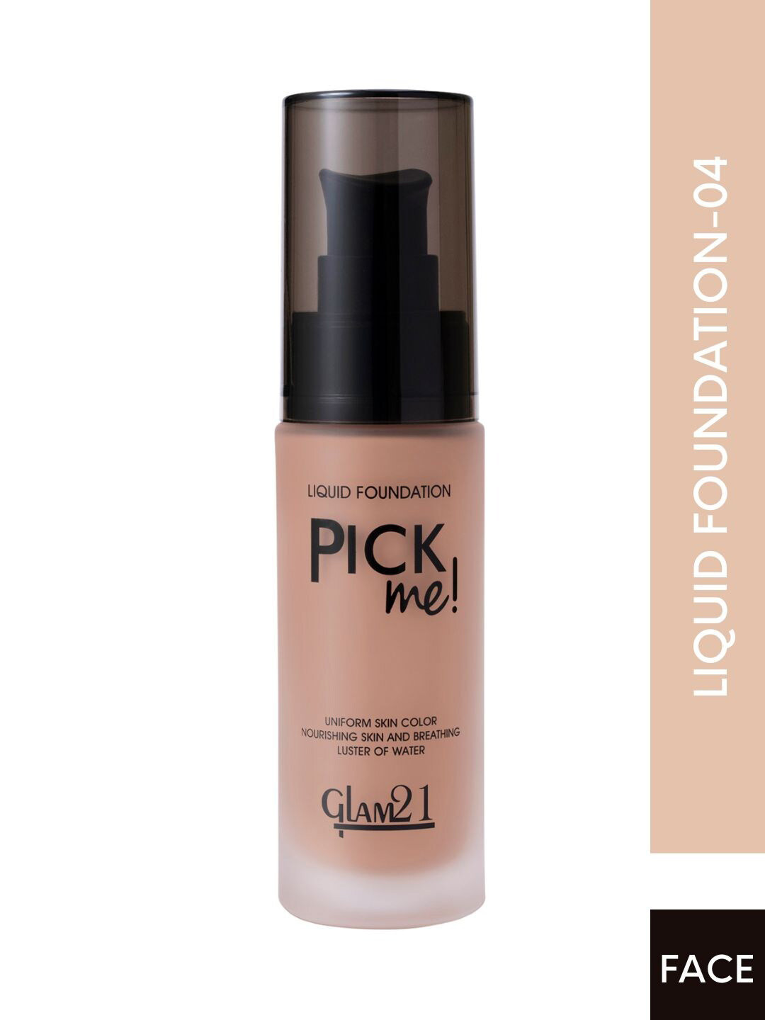 GLAM21 Pick Me Liquid Foundation for Non-Sticky Instant Spotless Glow 34 g - Shade 04