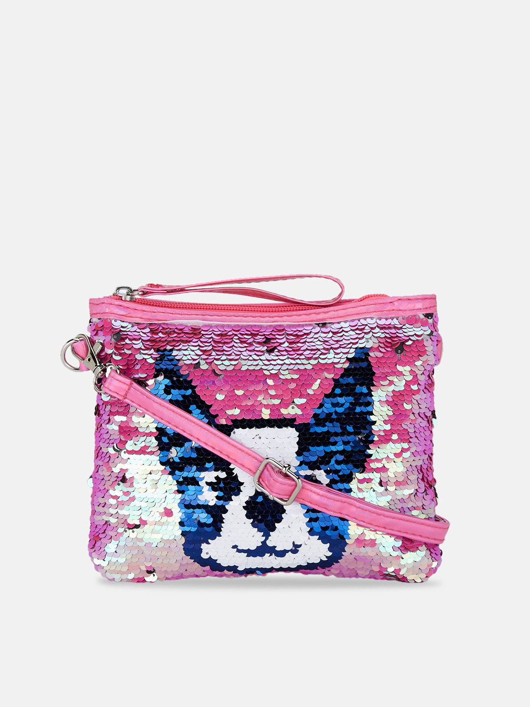 Pantaloons Junior Girls Embellished PU Swagger Sling Bag