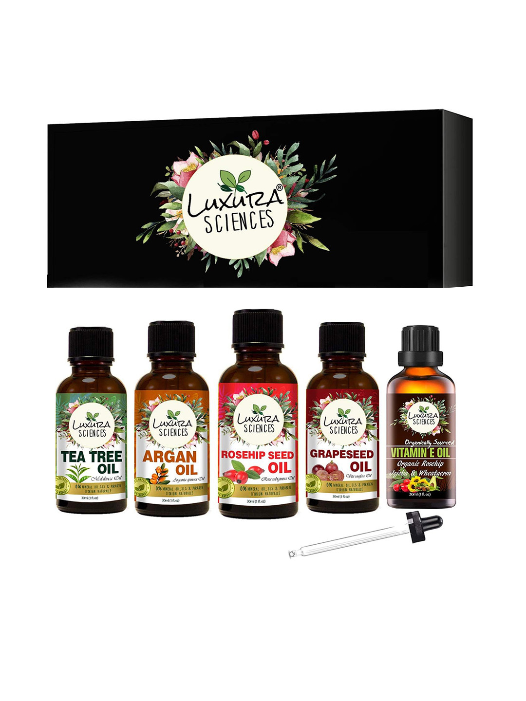 Luxura Sciences Pack of 5 Daily Skin Health Oil