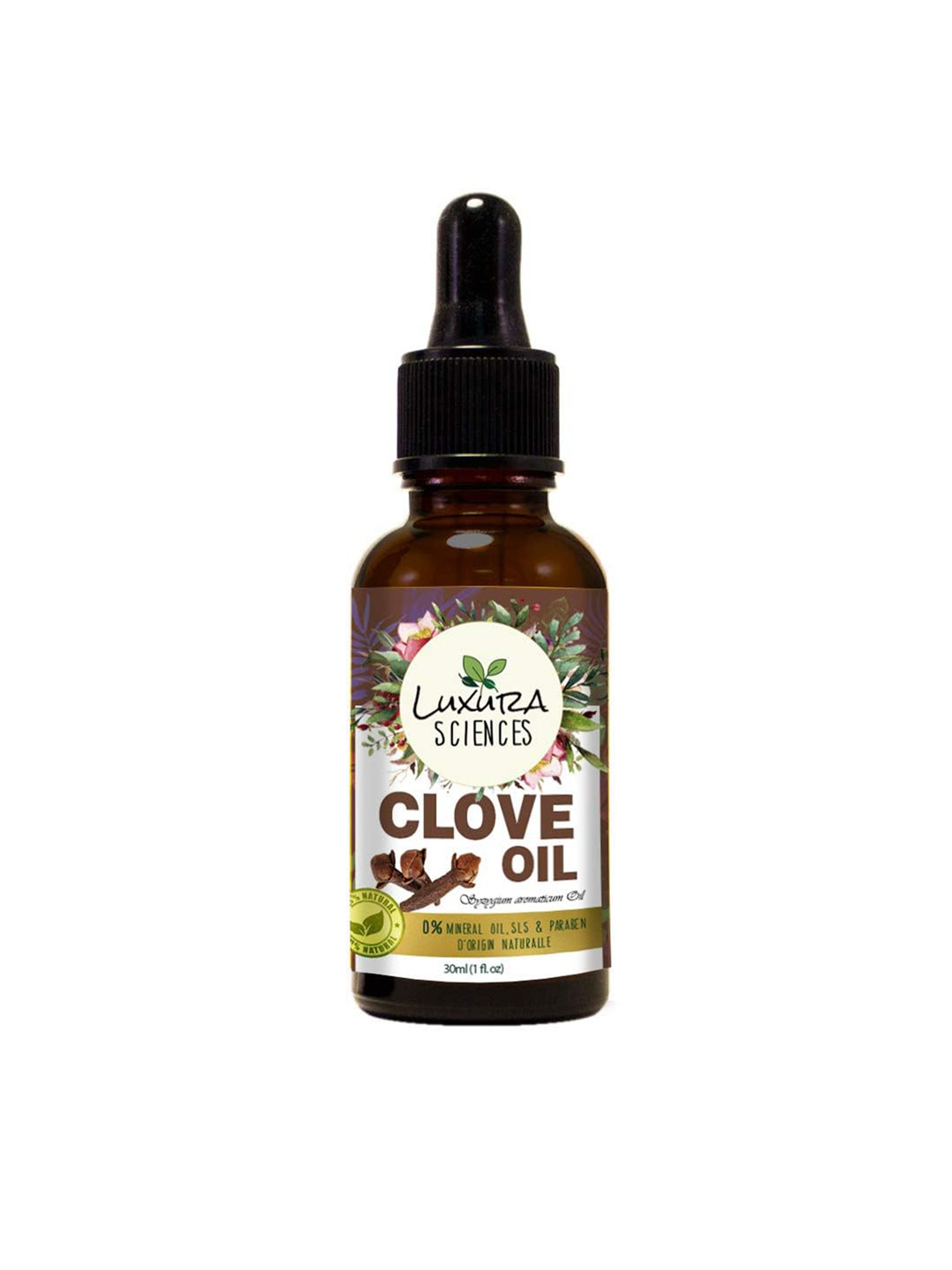 Luxura Sciences Organic Clove Oil For Teeth Pain-30 ML