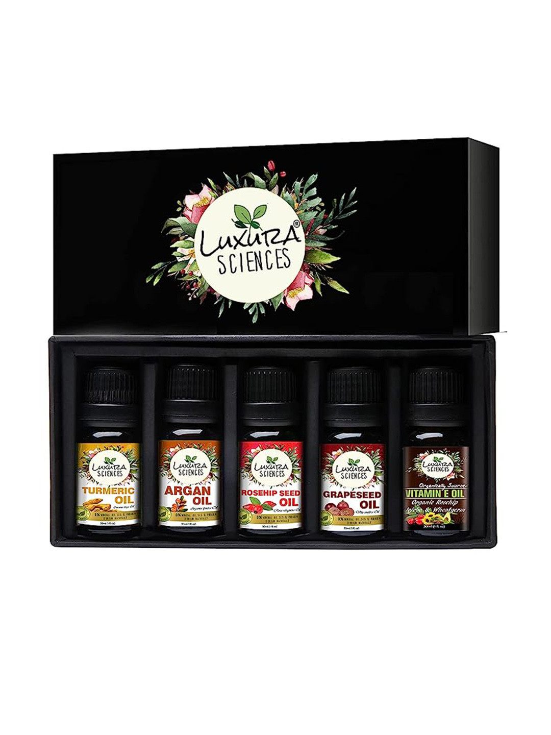 Luxura Sciences 5-Pcs Anti Ageing Face Oil Combo - 50 ml each