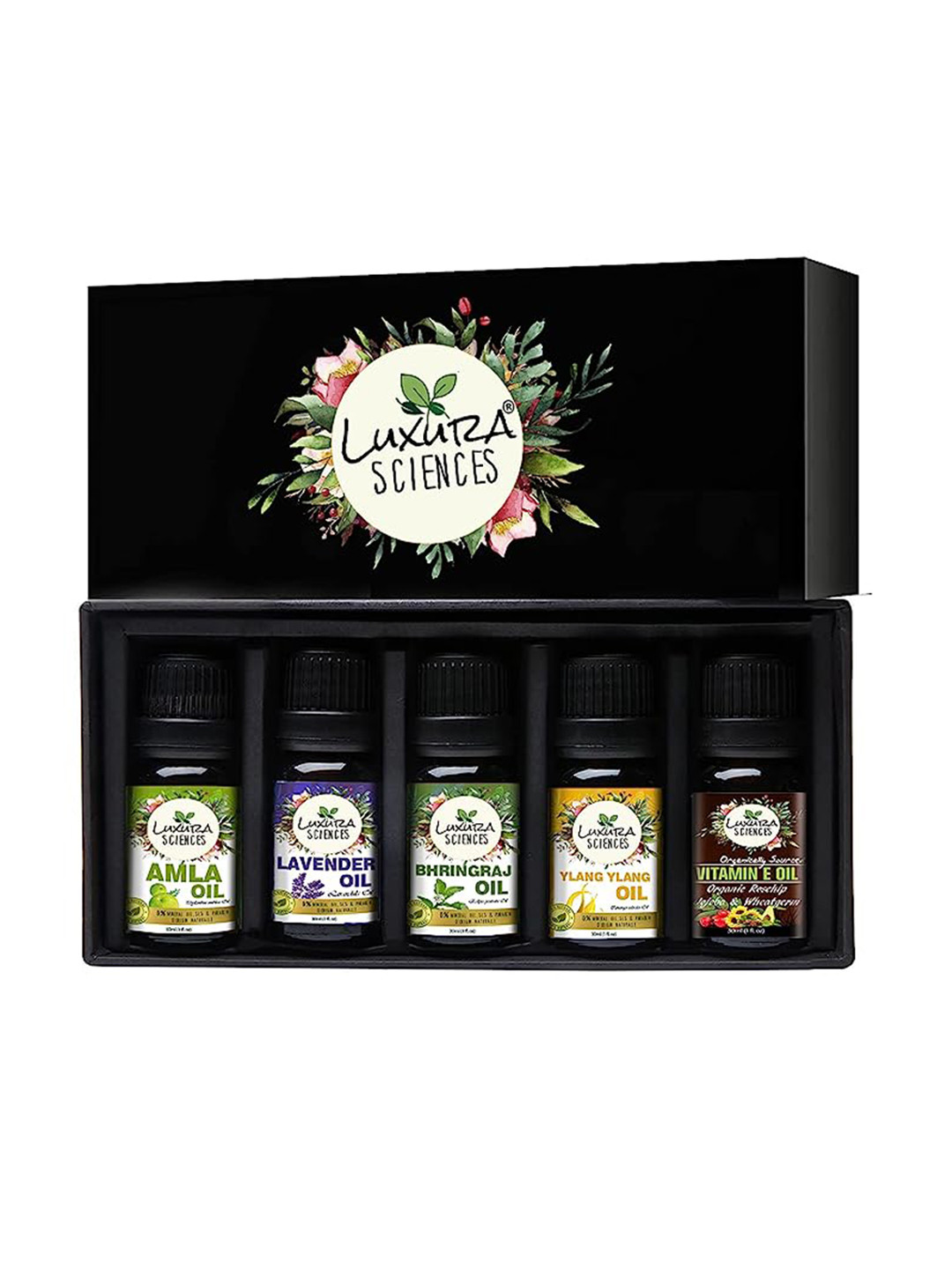 Luxura Sciences 5-Pcs Anti Hair Fall Hair Oil Combo - 15 ml each