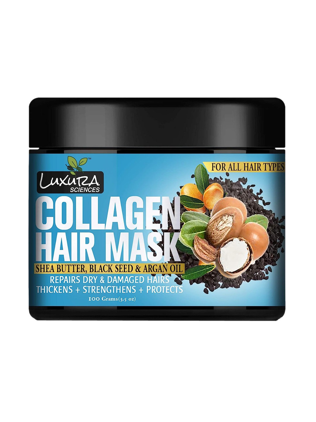 Luxura Sciences Collagen Hair Mask Black Seed Oil100G