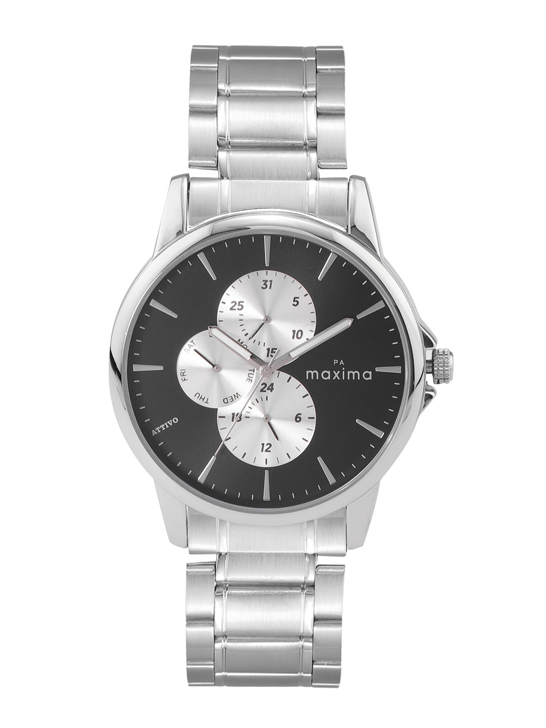 maxima MenBracelet Style Straps Analogue Multi Function Watch 67130CMGI