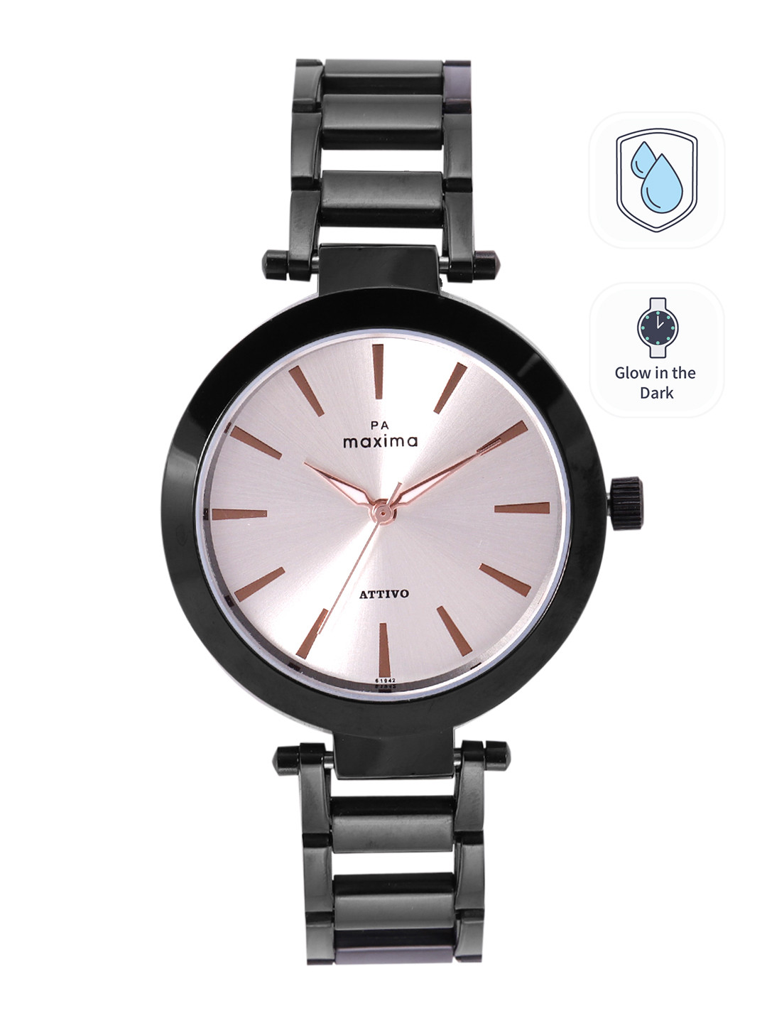 maxima Women Bracelet Style Analogue Watch 61942CMLB