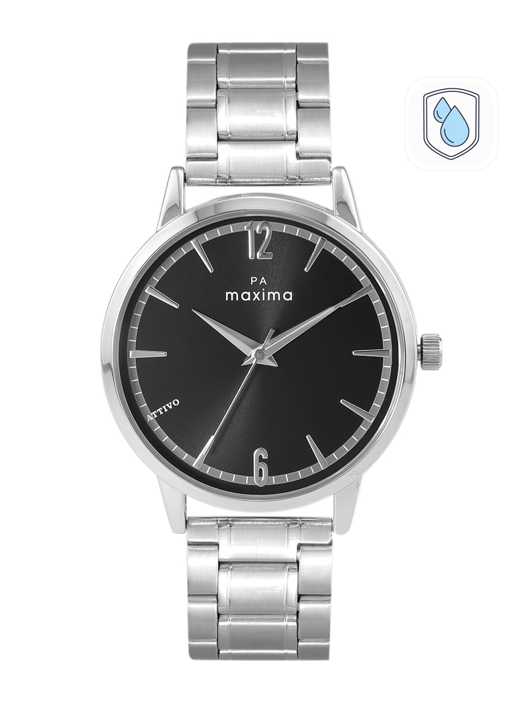 maxima Men Stainless Steel Bracelet Style Straps Analogue Watch 66780CMGI