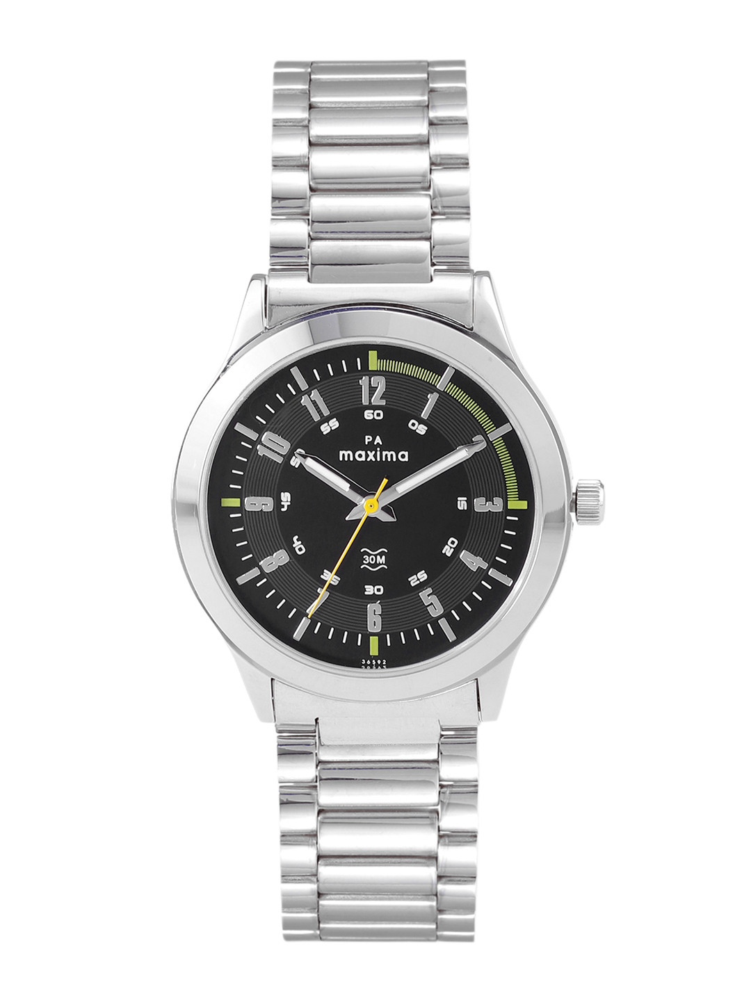 maxima Men Stainless Steel Bracelet Style Straps Analogue Watch 36592CMGI