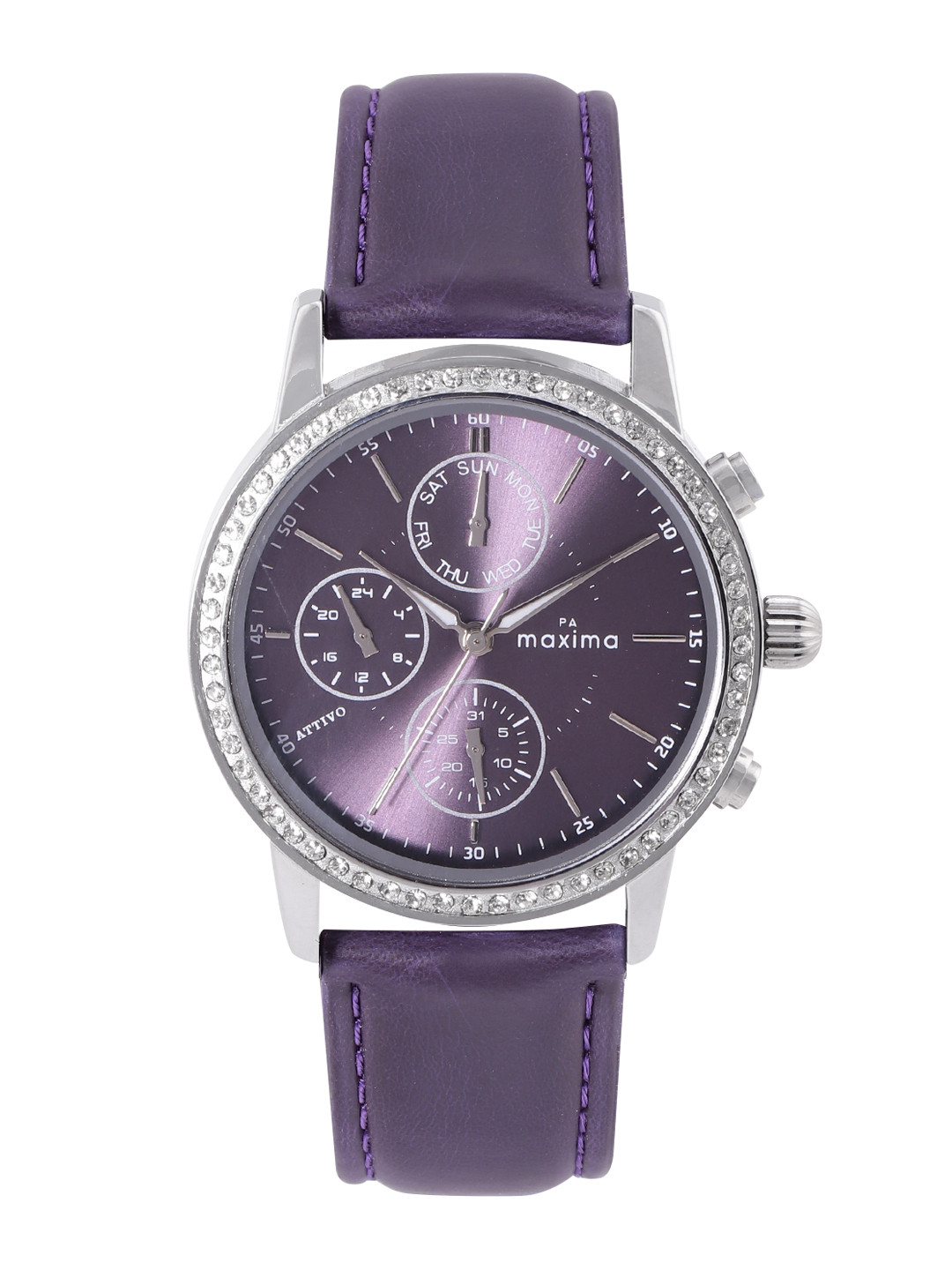 maxima Women Multi Function Attivo Analogue Watch 58456LMLI