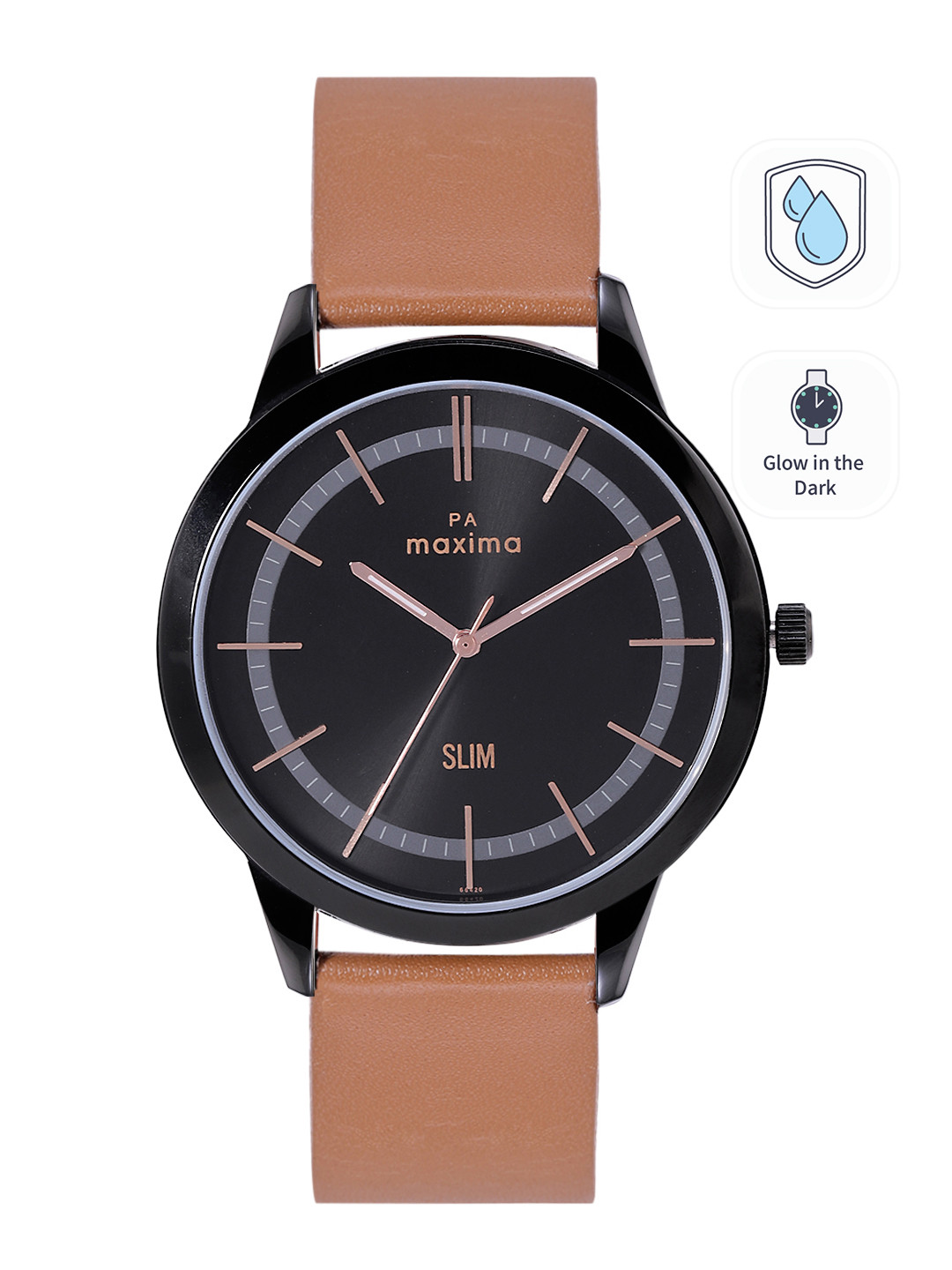 maxima Men Analogue Watch 66420LMGB