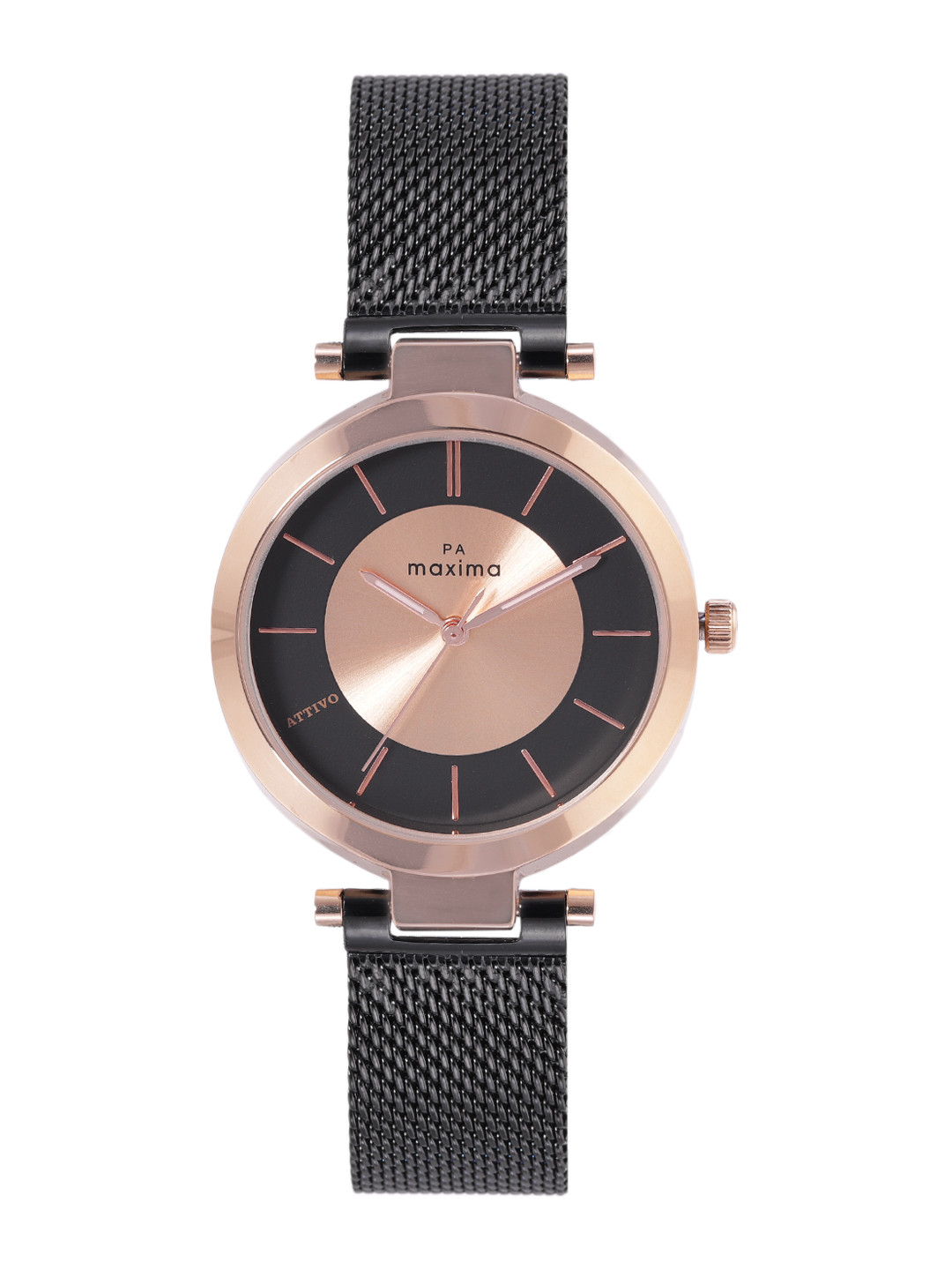 maxima Stainless Steel Bracelet Style Straps Analogue Watch 66580CMLT