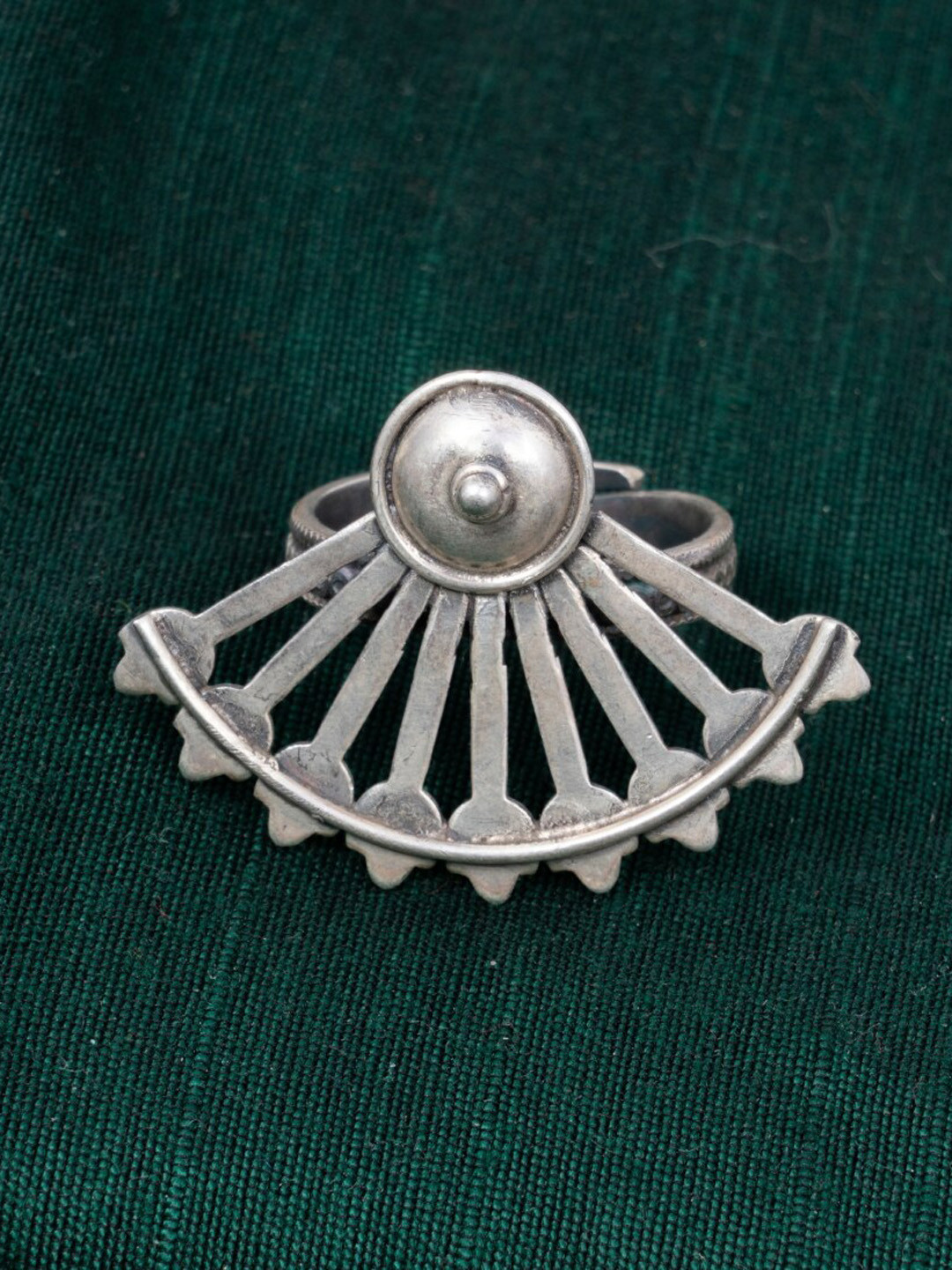 Shyle 925 Sterling Silver Adjustable Finger Ring
