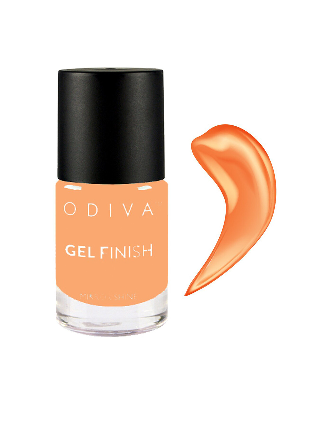 ODIVA Gel Finish Mirror Shine Long-Wearing Nail Polish 11 ml - Peach-a-La-Mode 062