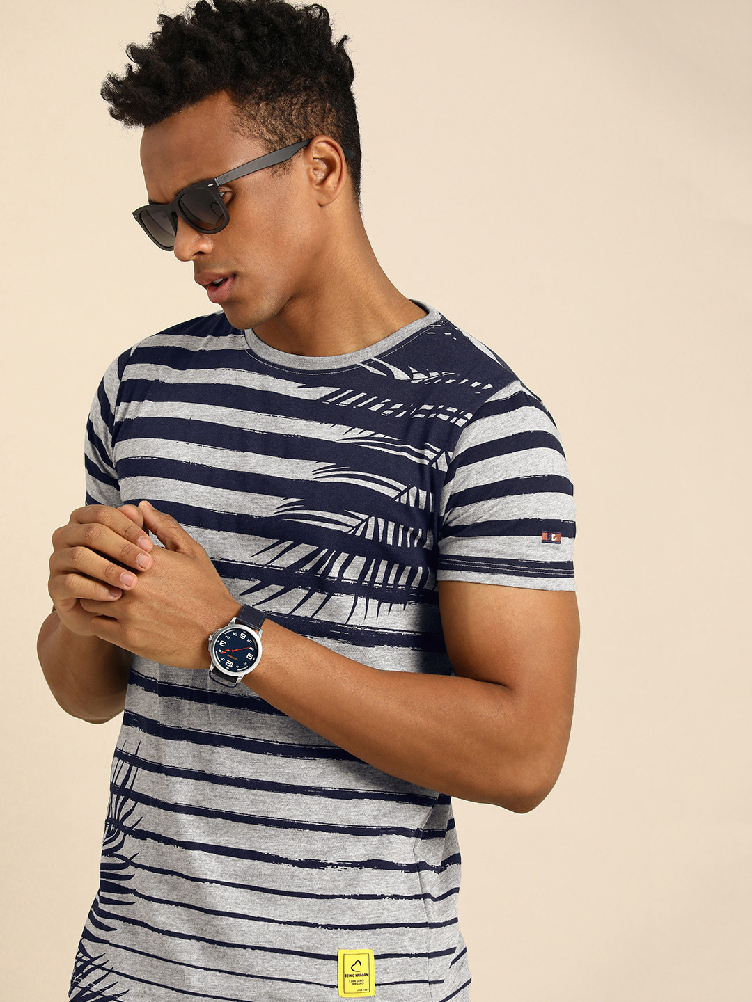 Being Human Striped T-shirt