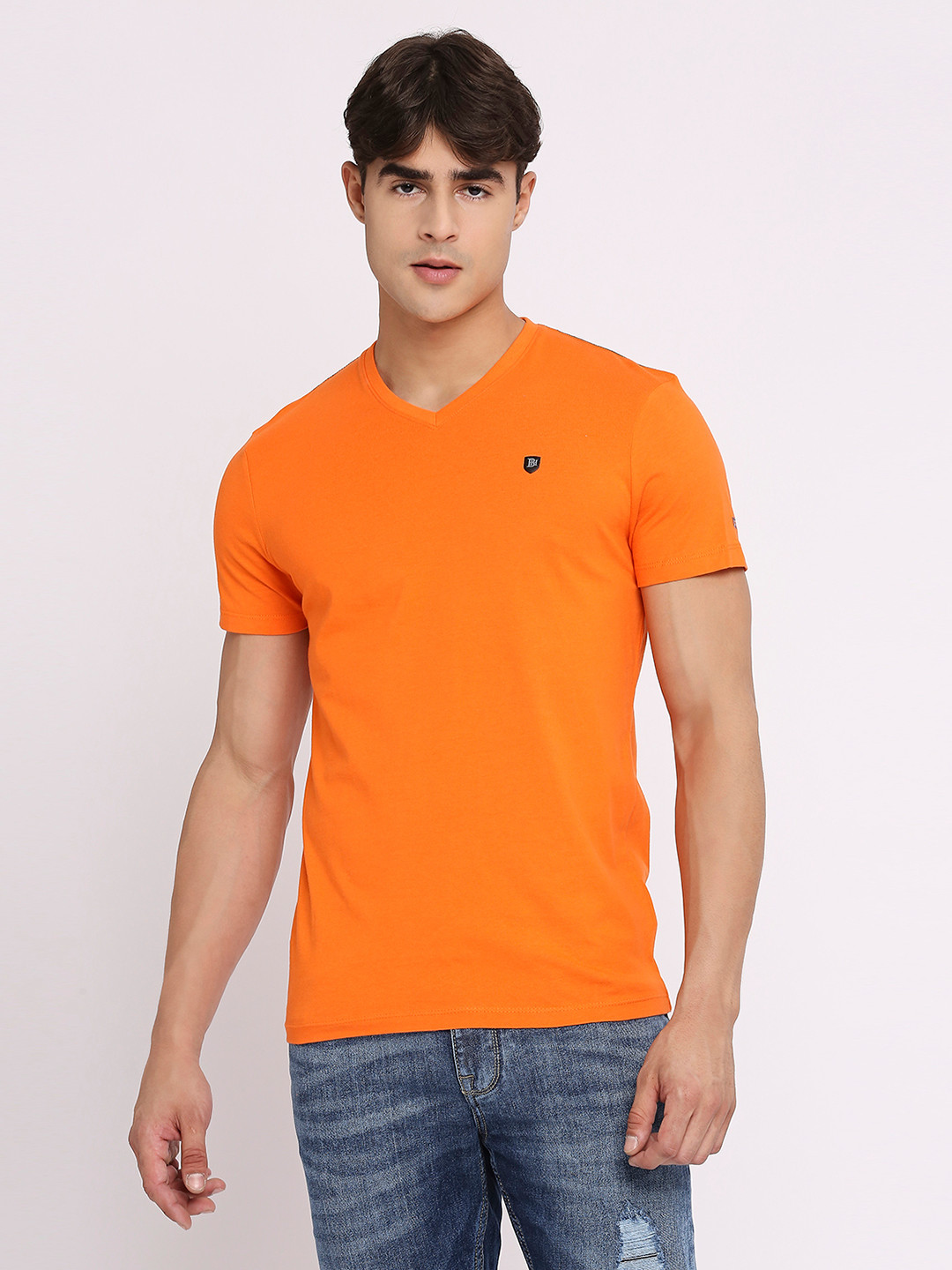 Being Human V-Neck Pure Cotton T-shirt