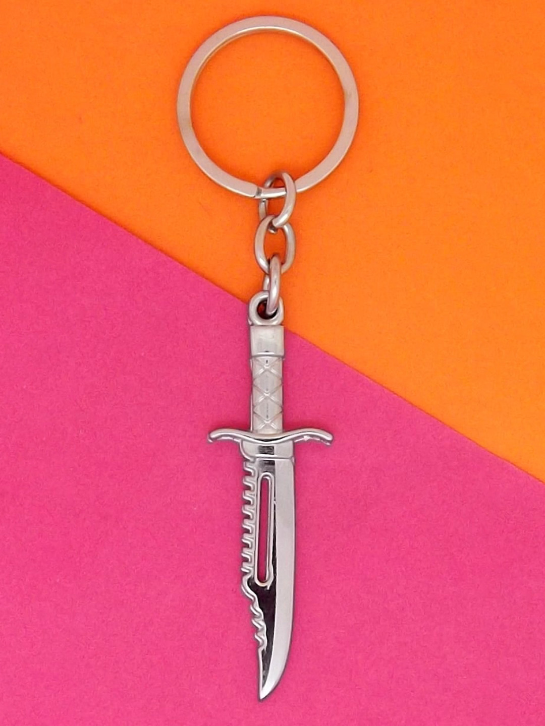 FEMMIBELLA Sword Shaped Anti-Scratch Rustproof Key chain