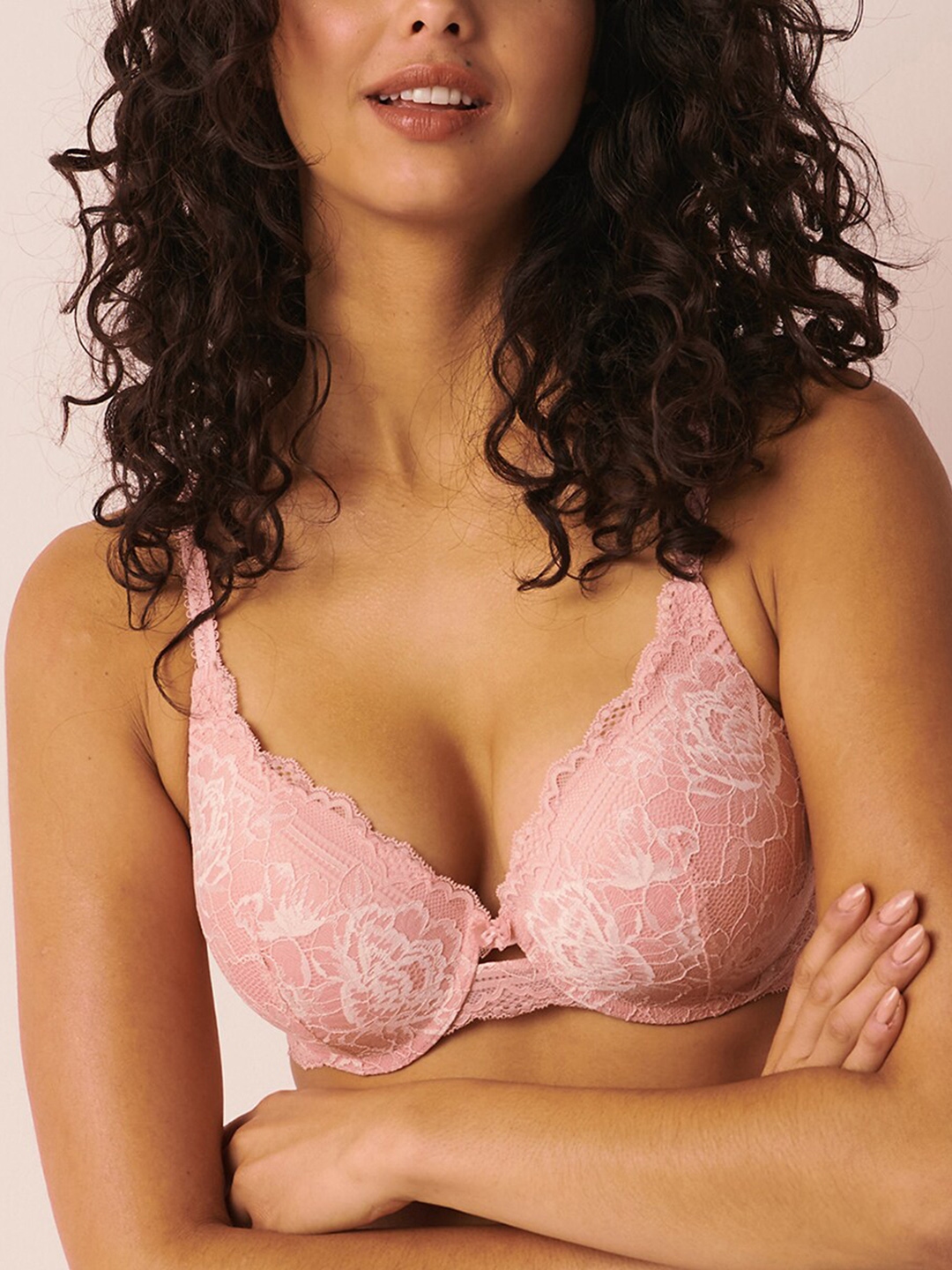 Buy La Vie En Rose Floral Medium Coverage Underwired Lightly Padded Bra -  Bra for Women 22491538