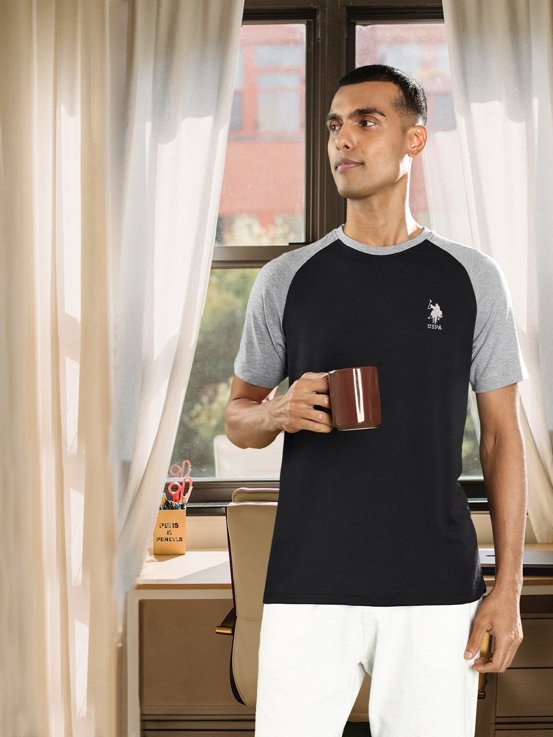 U.S. Polo Assn. Color Blocked Lounge T-shirts