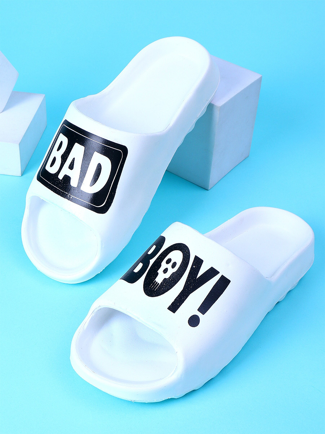 Pampy Angel Men YEE-BadBoy Printed Croslite Sliders