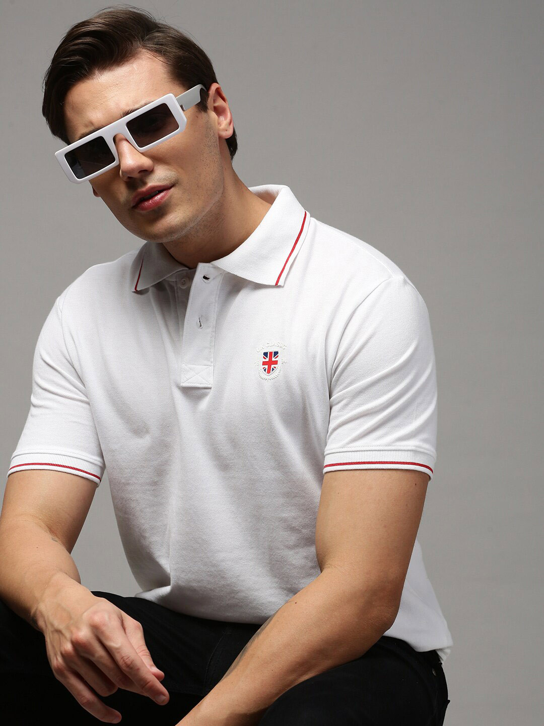 ONN Polo Collar Short Sleeves Pure Cotton T-shirt