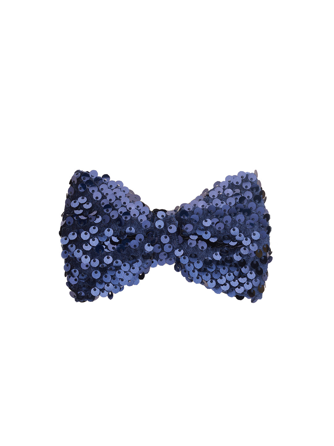 The Tie Hub Men Woven Design Velvet Sequin Classic Bowtie