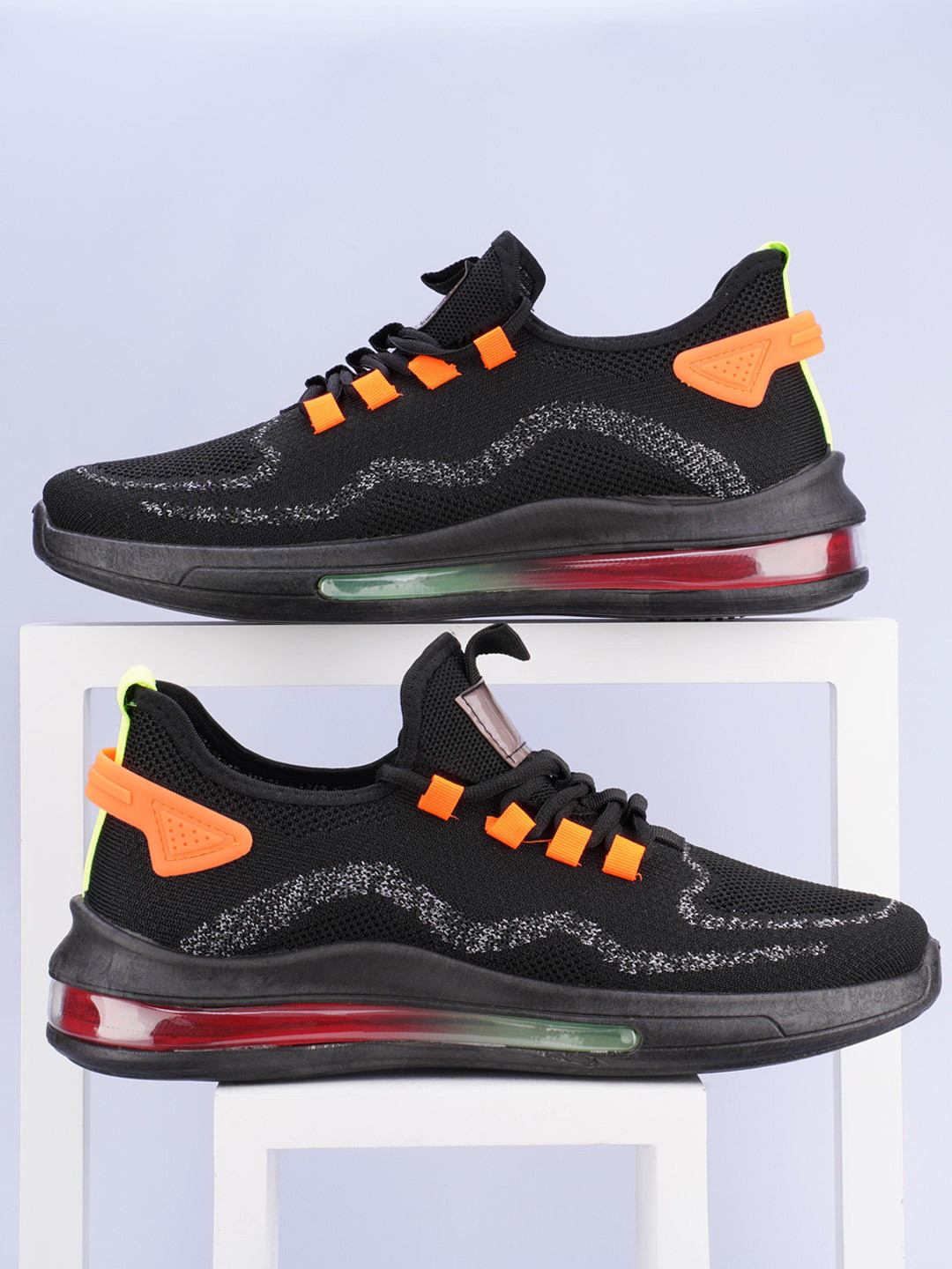 Atom Men Woven Design Sneakers