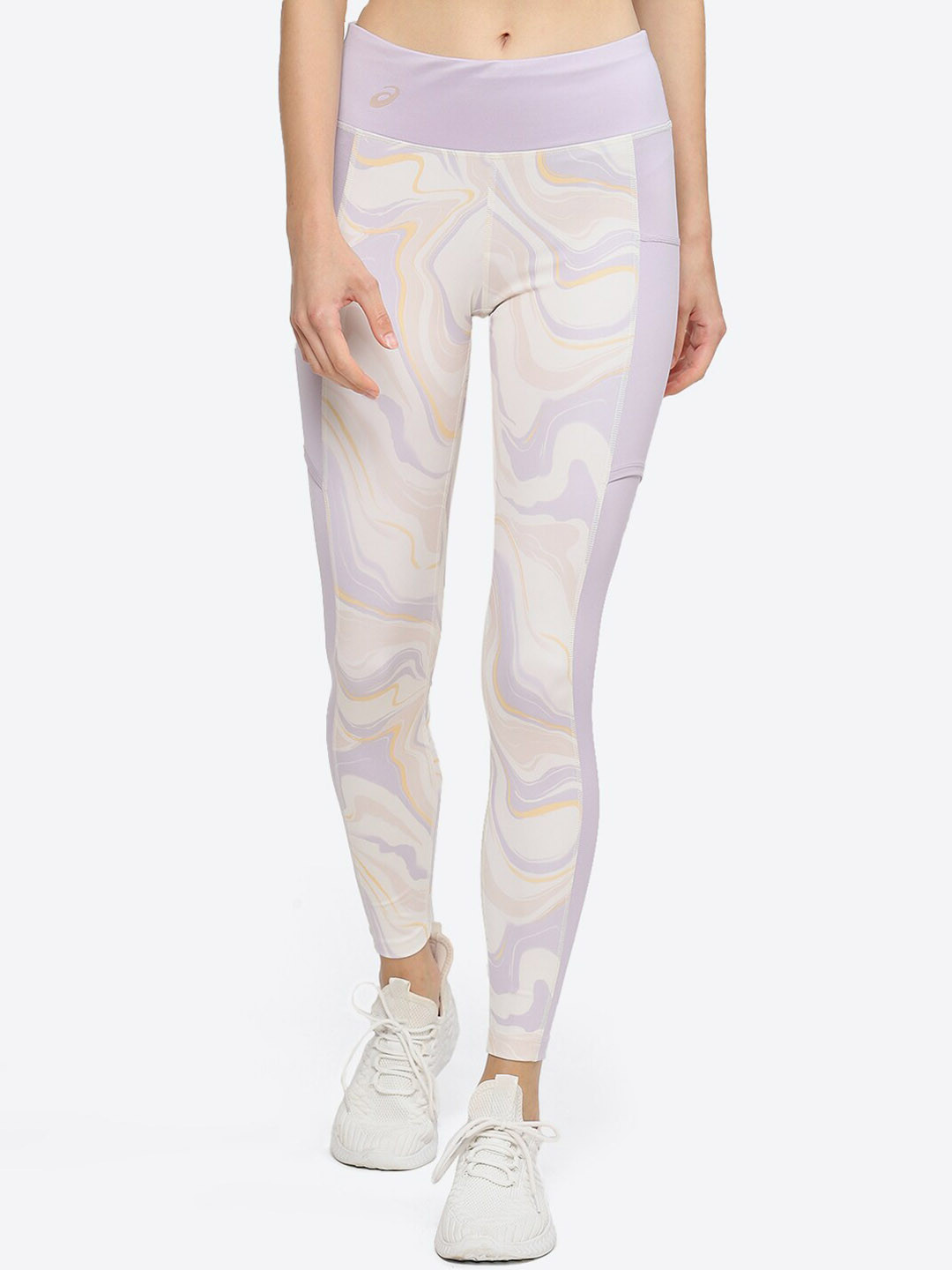 ASICS Women Purple GRAPHIC TIGHT