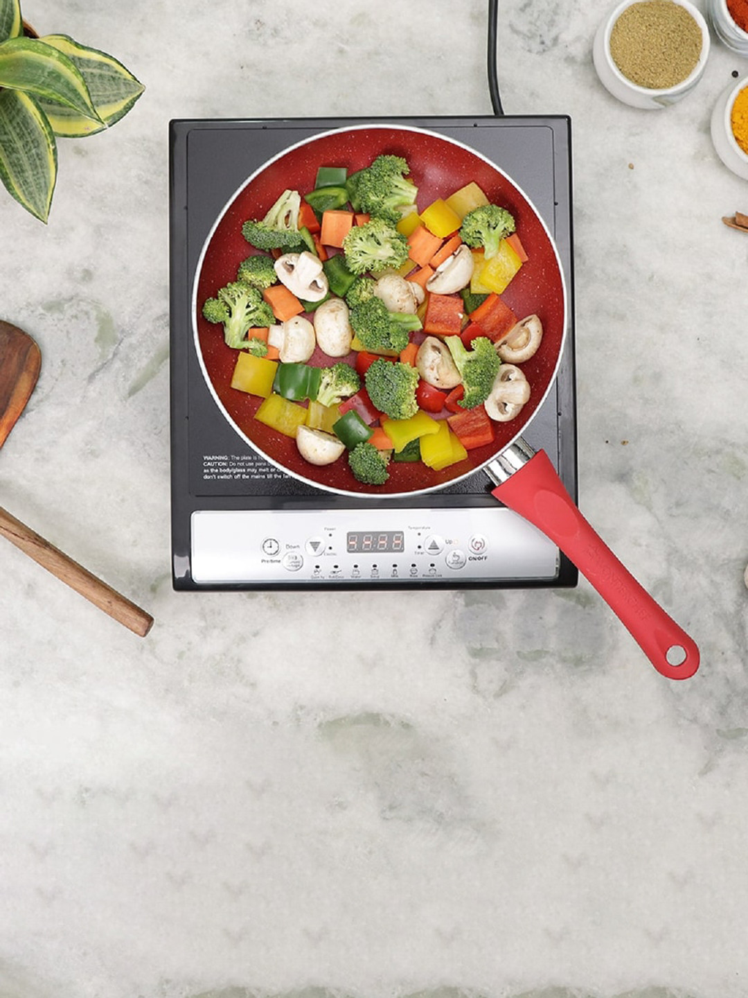 Wonderchef Torino Plus Black 2000W Induction Plate