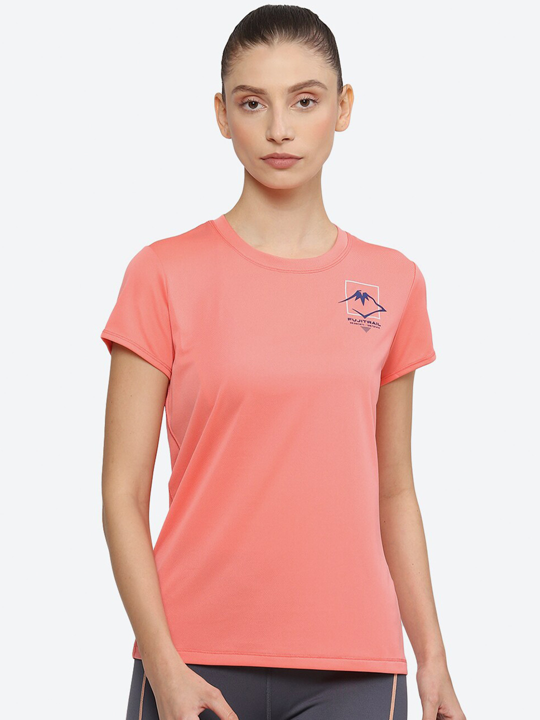 ASICS Fujitrail Logo Round Neck Short Sleeves Sports T-shirt