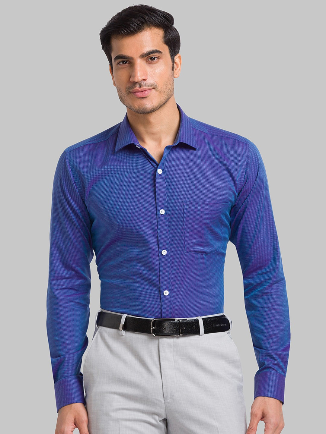 Park Avenue Spread Collar Slim Fit Orangic Cotton Formal Shirt