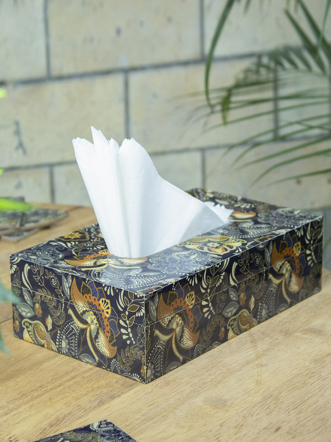 Market99 Wooden Tissue Box