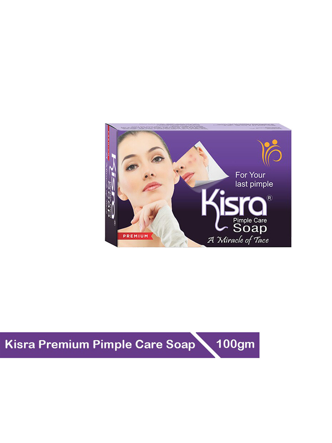 KISRA Set of 5 Premium Pimple Care Soaps for Acne Prone Skin - 100 g Each