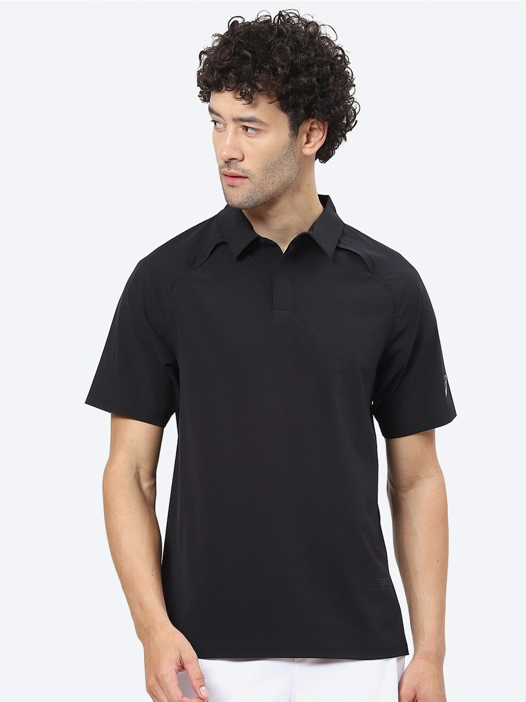 ASICS Polo Collar Cotton T-Shirt