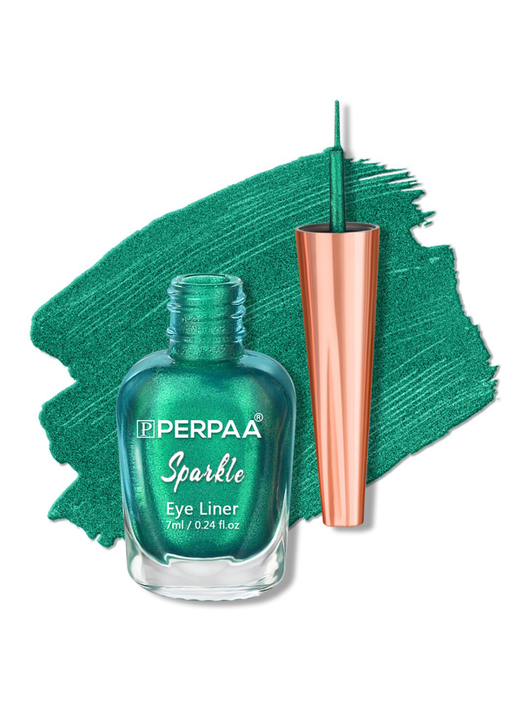 PERPAA Sparkle Absolute Shine Long Lasting Waterproof Eyeliner 7ml - Shimmery Green 03