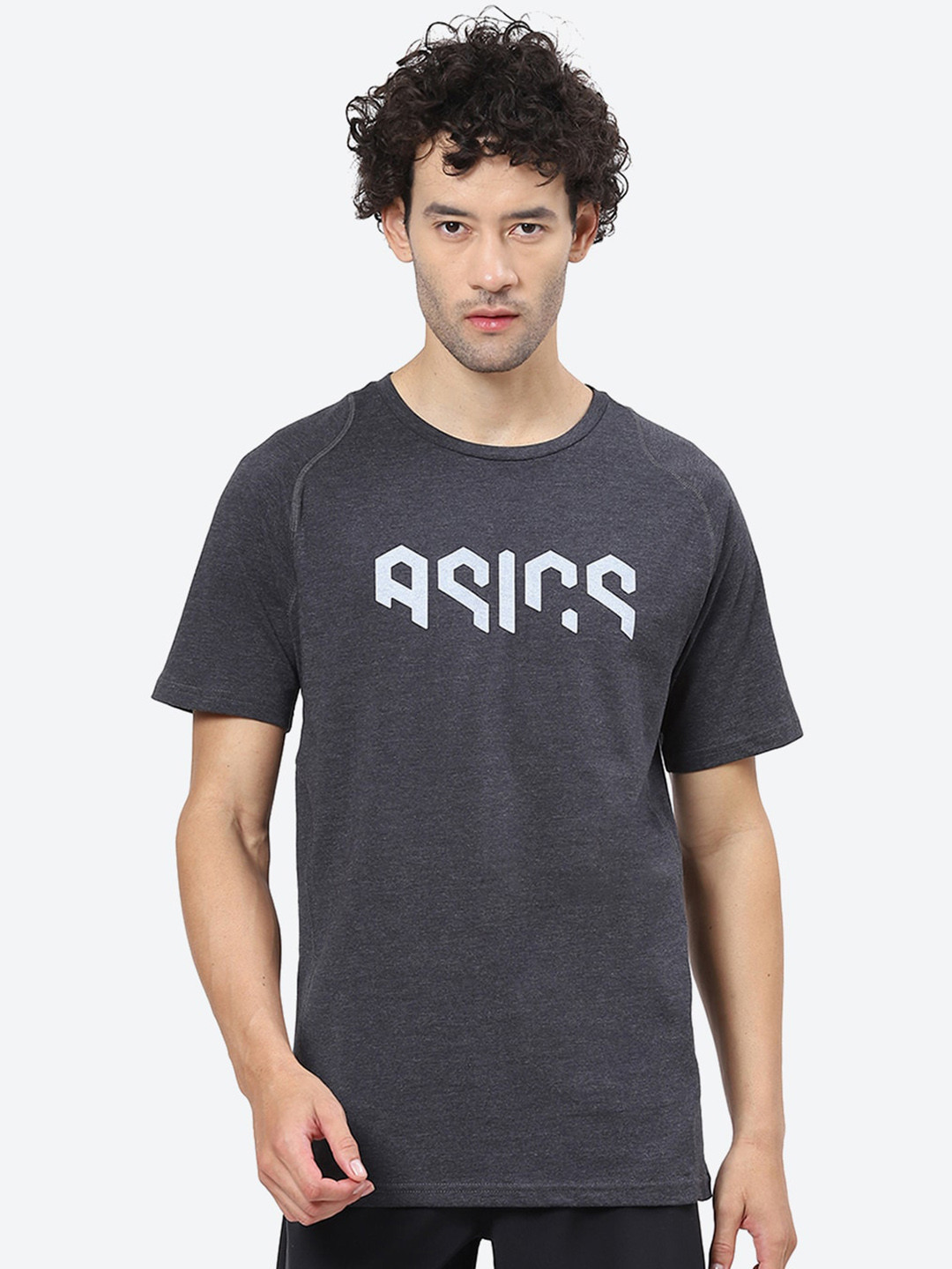 ASICS HEX Typography Round Neck T-Shirt