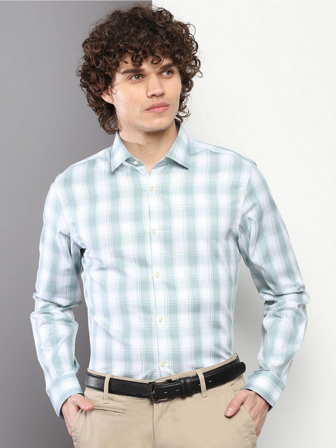 Calvin Klein Jeans Slim Fit Gingham Checked Pure Cotton Shirt