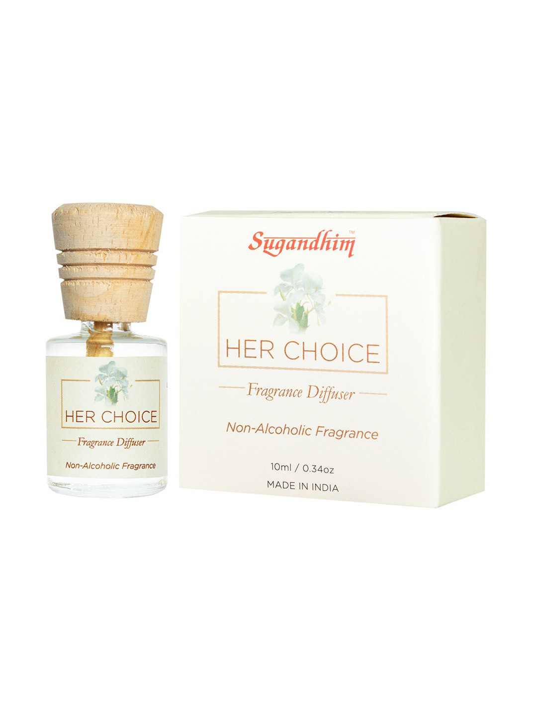 Sugandhim Her Choice Hanging Car Perfume Natural Oils Leak Proof Design Ideal Gift 10ml