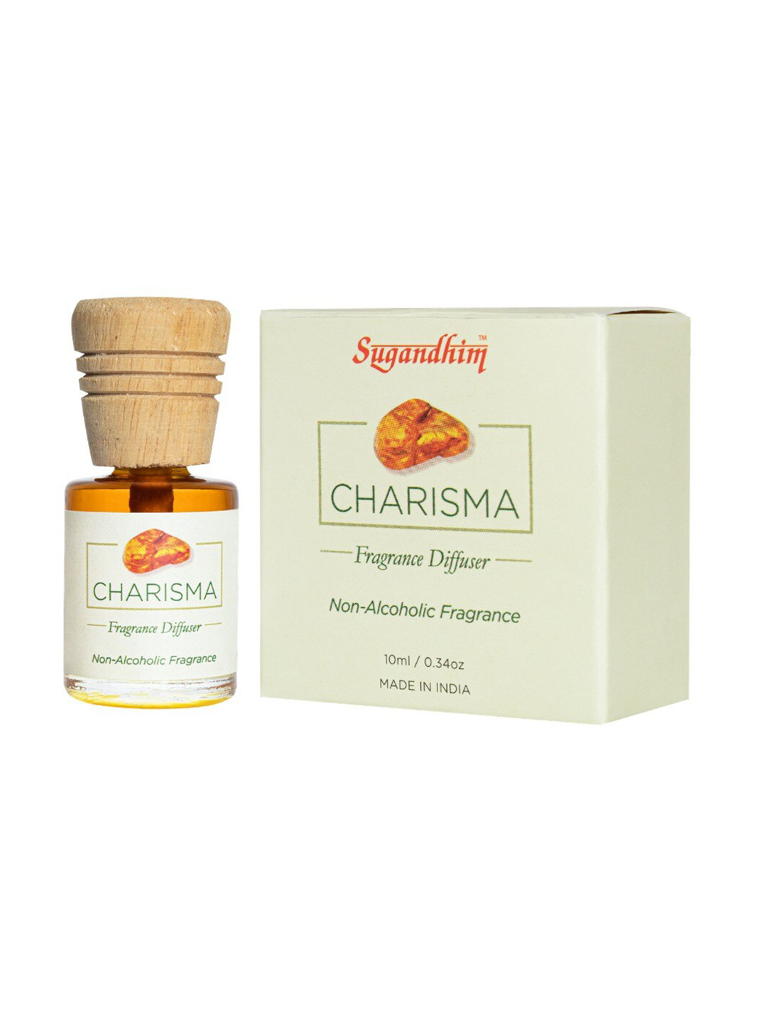 Sugandhim Charisma Hanging Car Air Freshener Alcohol Free Leak Proof Glass Bottle 10ml