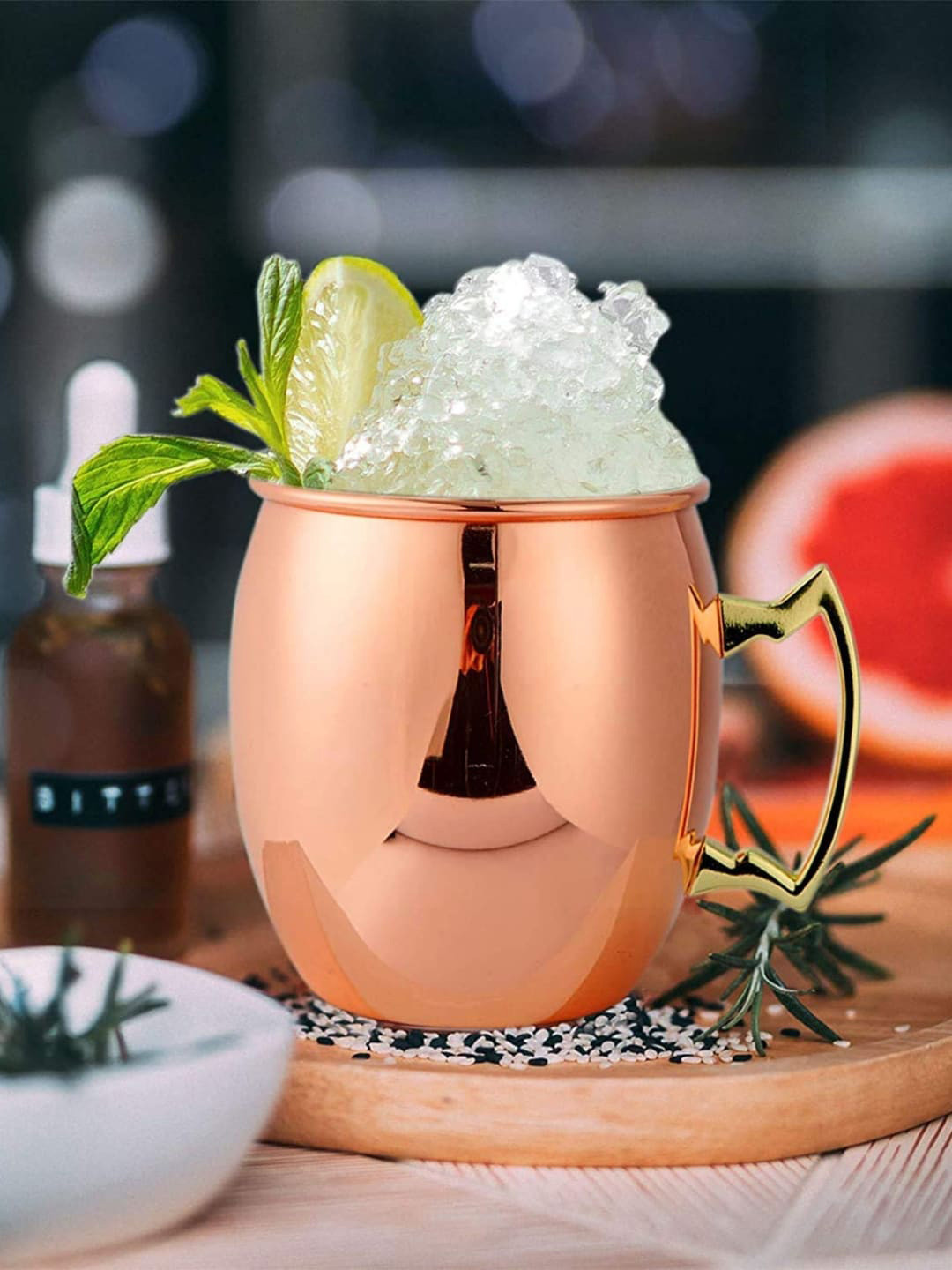 BAR BOX Moscow Copper Toned 4 Pieces Mule Shot Mugs 60ML Each