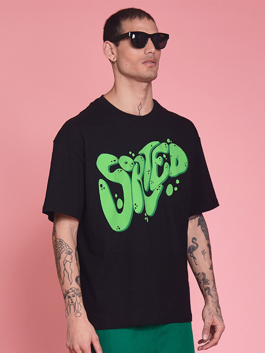 Bonkers Corner Casual Typography Printed Relaxed Fit T-shirt