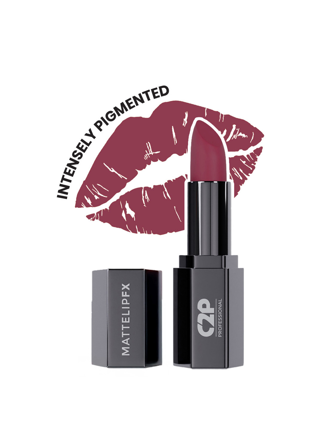 C2P PRO MAKEUP Matte Lip FX Long-Lasting Ultra Creamy Lipstick - Crazy In Love 10