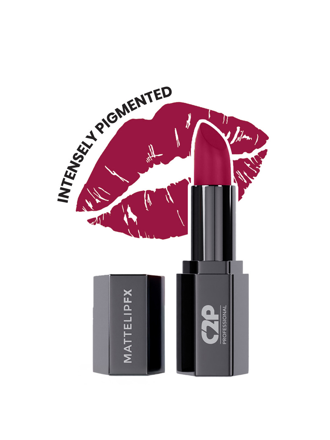 C2P PRO MAKEUP Matte Lip FX Long-Lasting Ultra Creamy Lipstick - Flattered 21