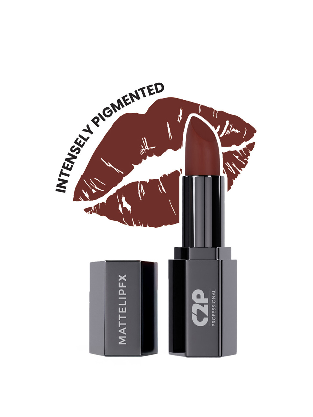 C2P PRO MAKEUP Matte Lip FX Long-Lasting Ultra Creamy Lipstick - Hazelnut 29