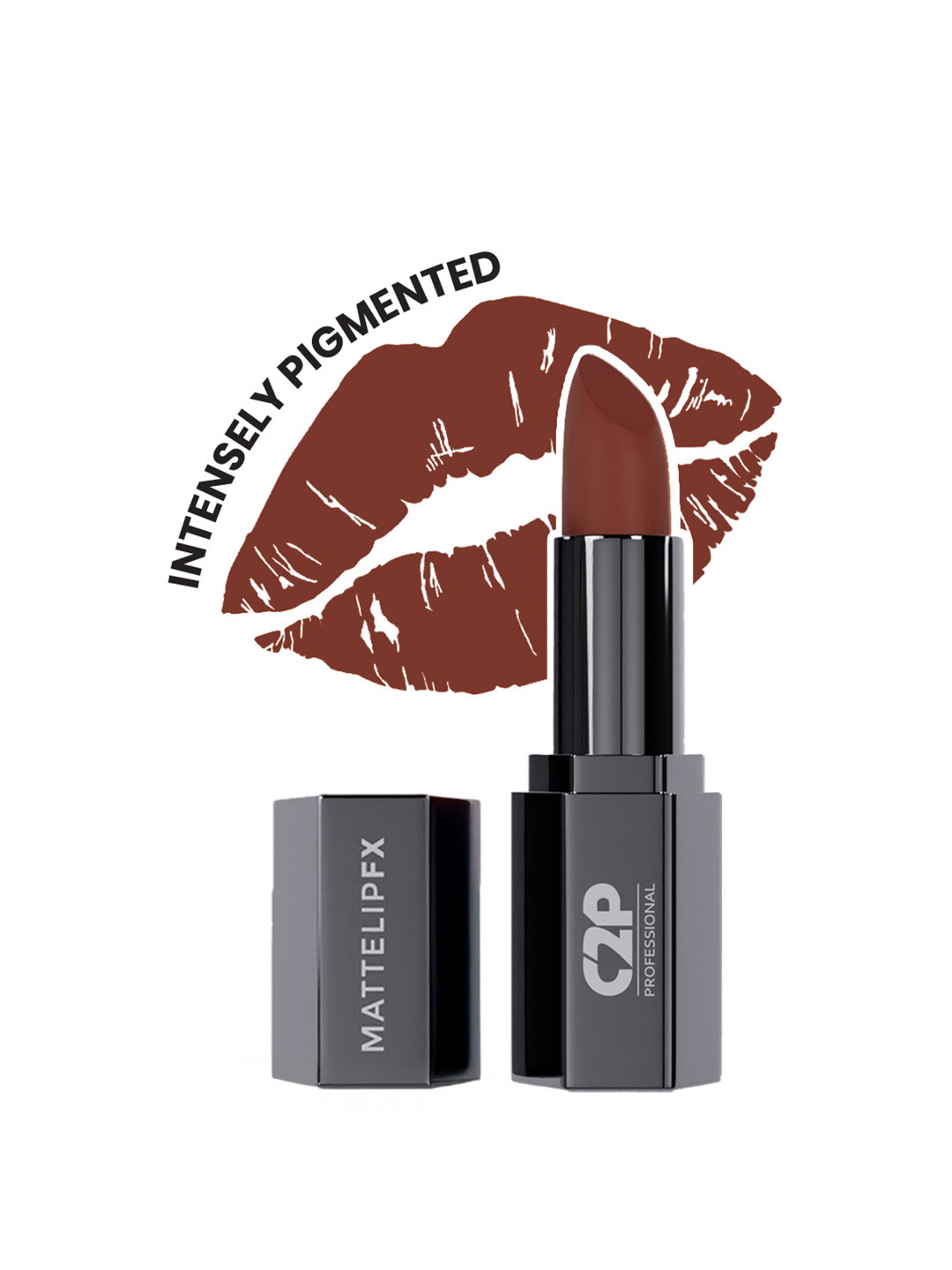 C2P PRO MAKEUP Matte Lip FX Long-Lasting Ultra Creamy Lipstick - Wrapper 23