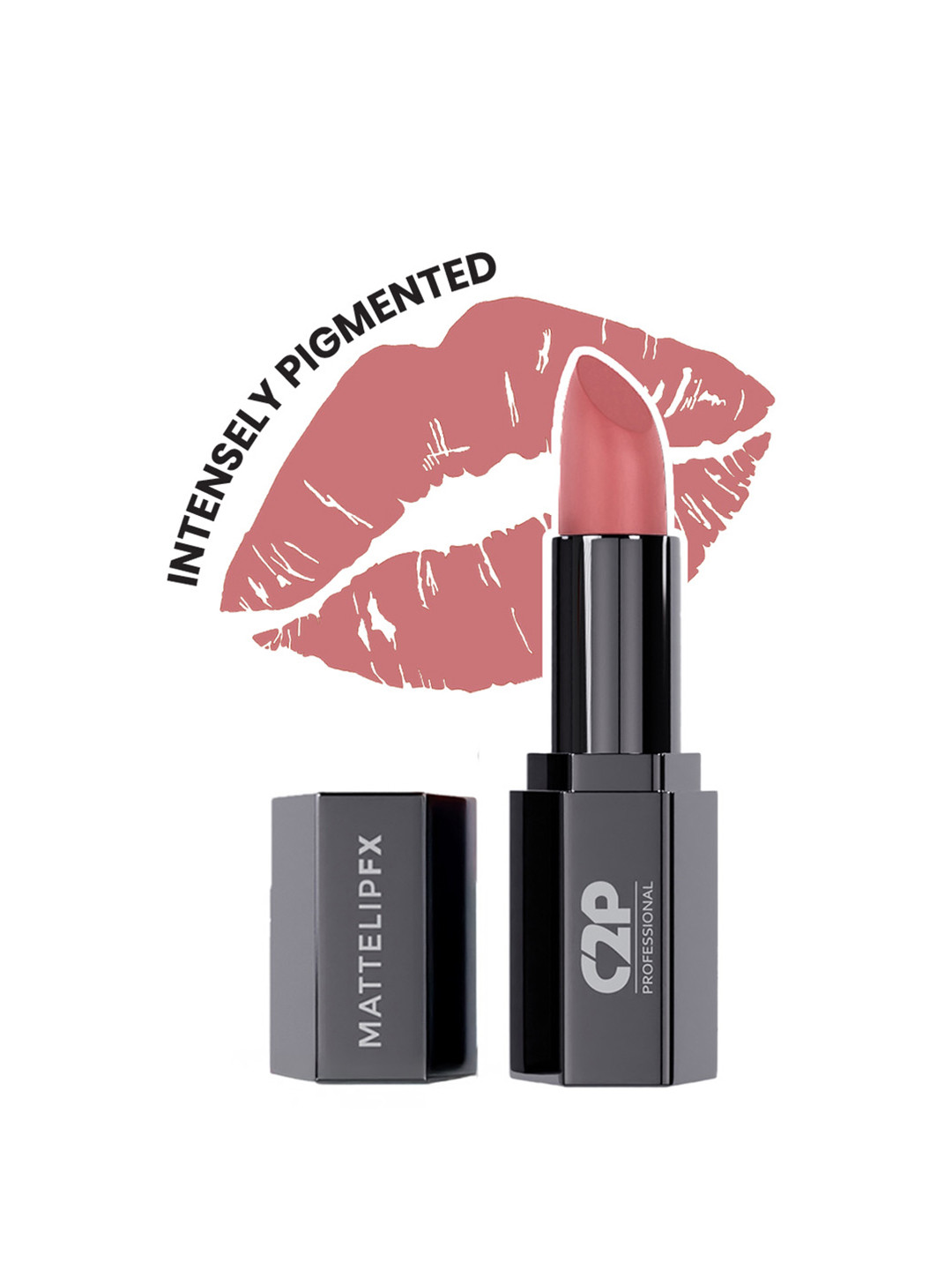 C2P PRO MAKEUP Matte Lip FX Long-Lasting Ultra Creamy Lipstick - Delicate 08