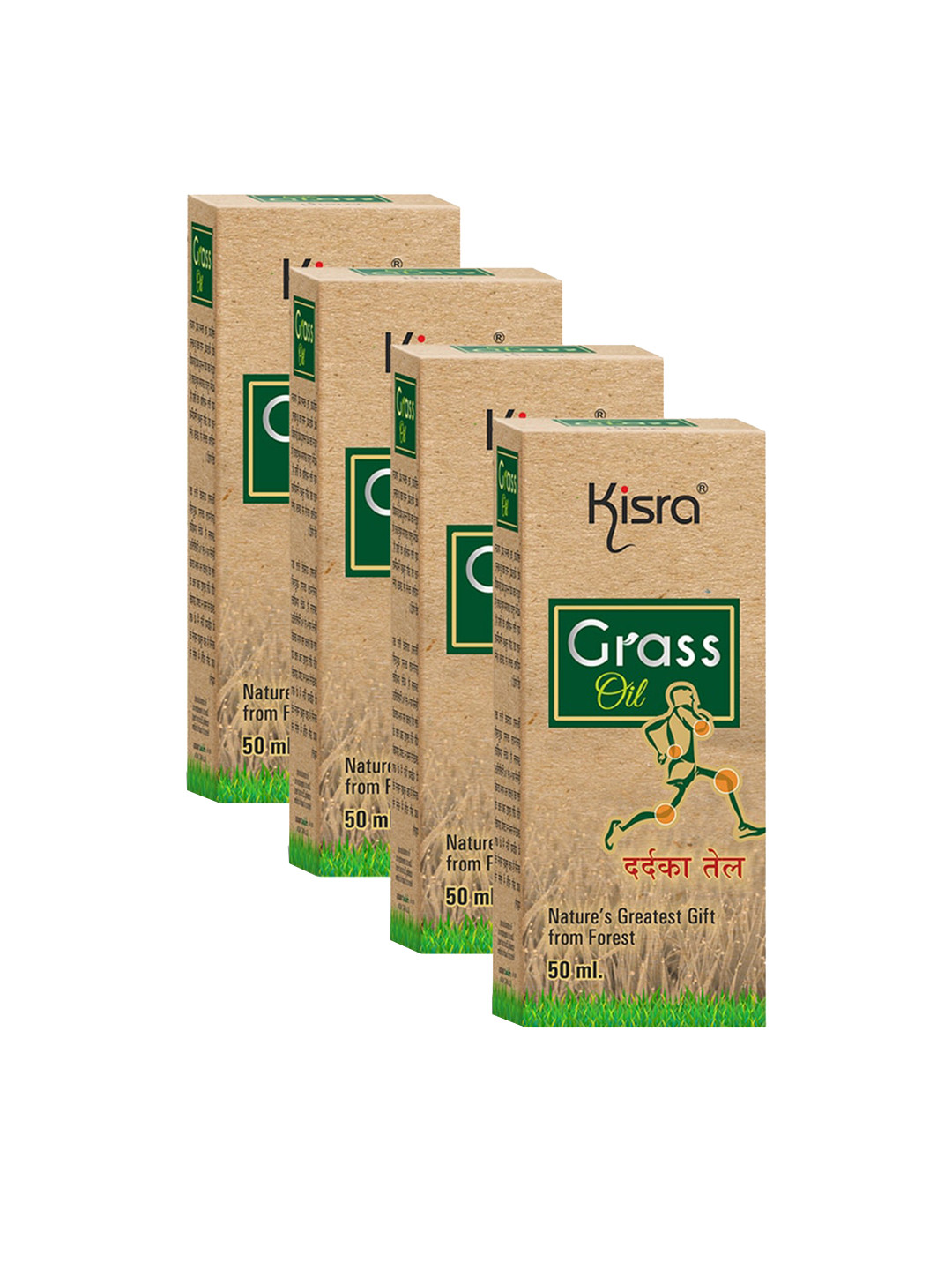 Grass Ayurvedic Pain relief Oil For Body, Back, Knee and Legs