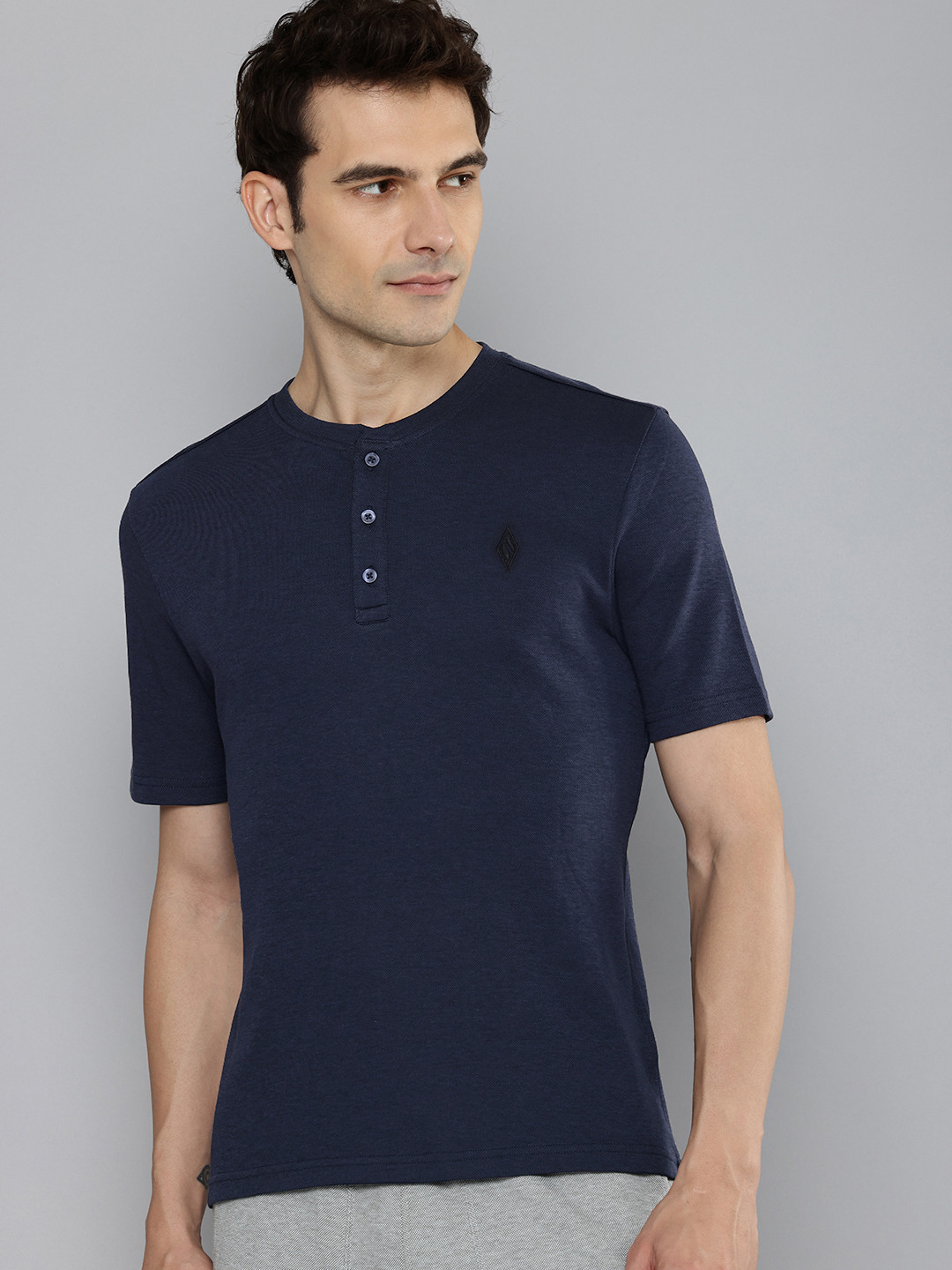 Skechers GOKNIT PIQUE Henley Neck Lounge T-shirt