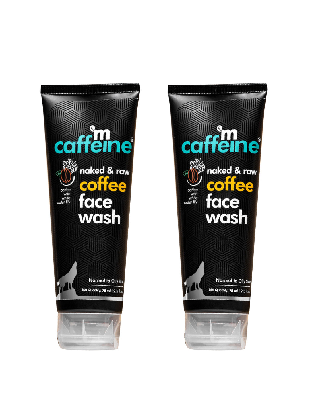 MCaffeine Set of 2 Coffee Face Wash for Glowing Skin - 75ml each