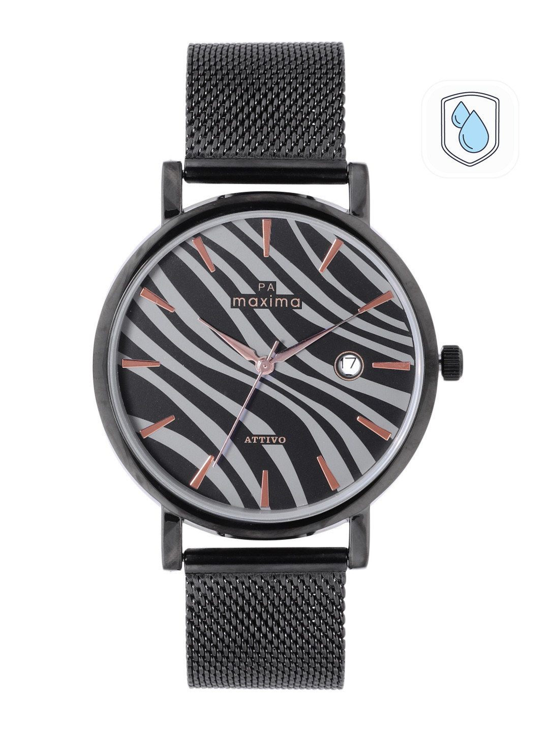 maxima Men Printed Analogue Watch O-66700CMGB