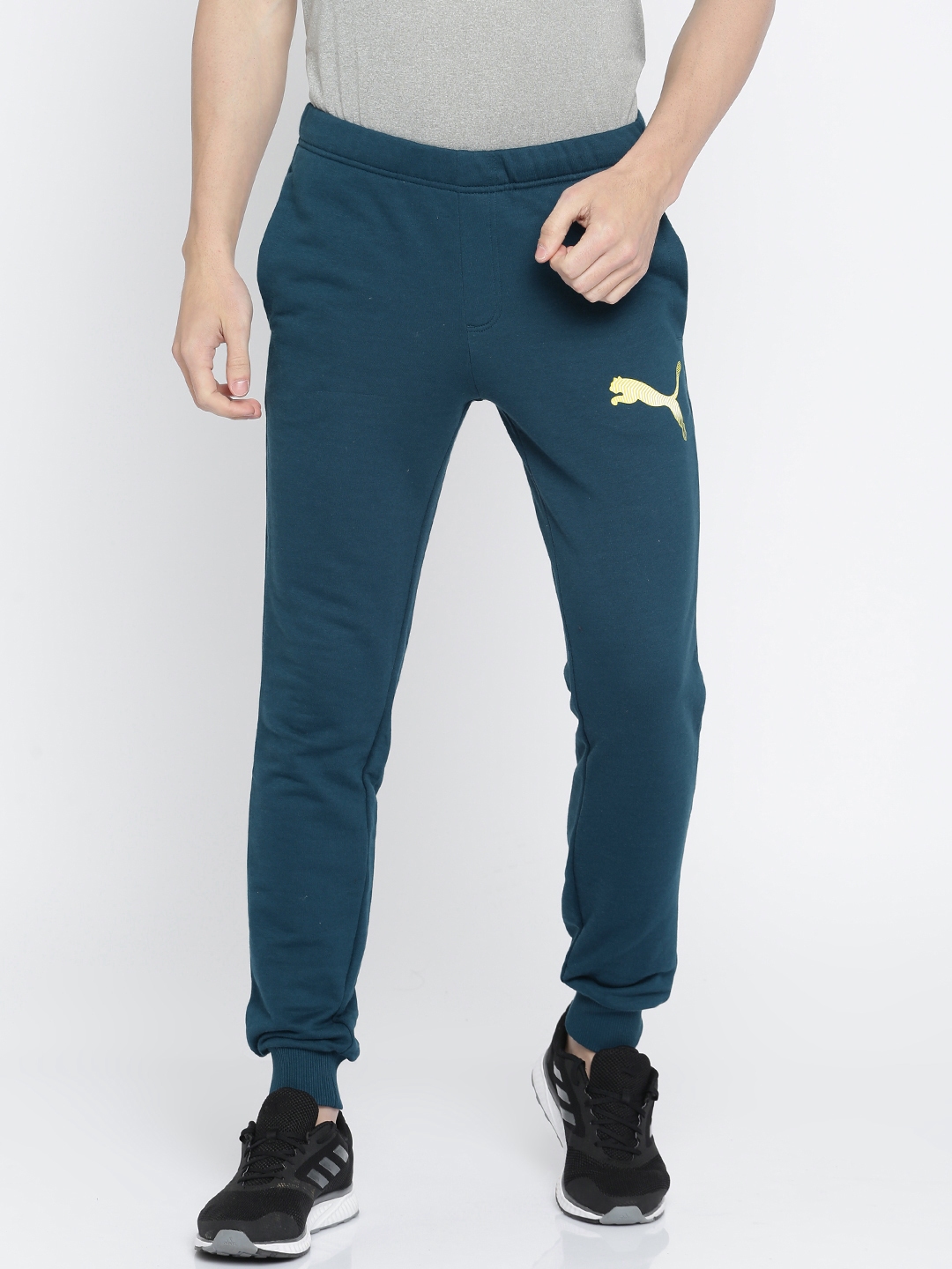 puma joggers blue