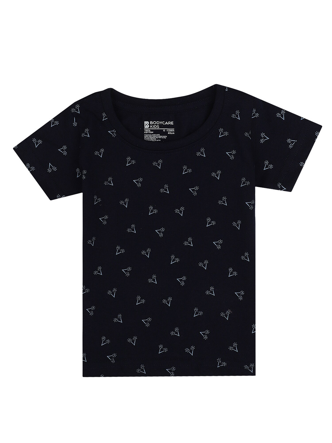 Bodycare Kids Girls Conversational Printed Antiviral Anti Bacterial Cotton T-shirt